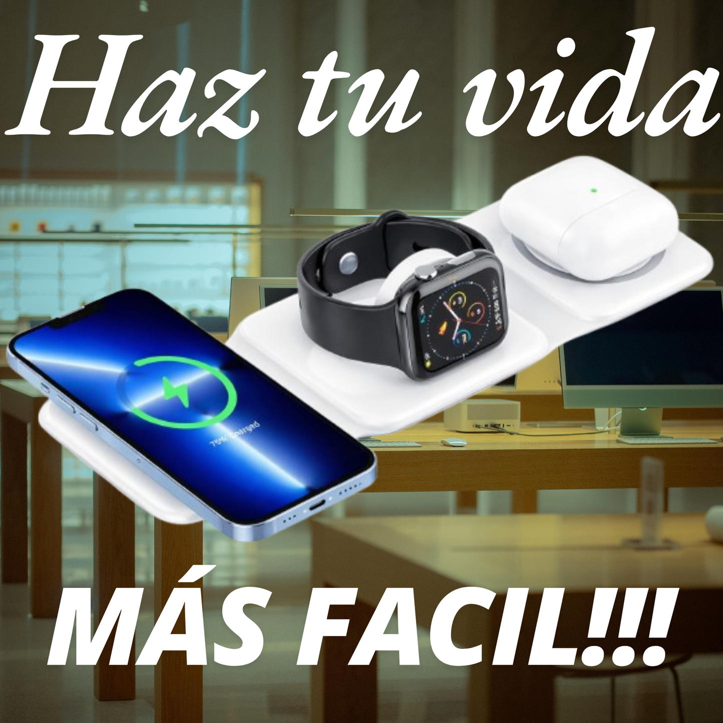 CARGADOR 3 EN 1